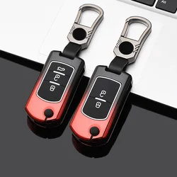 1x Zinc Alloy + Silicone Car Key Case Cover For Mazda CX-5 CX5 CX-7 CX7 3 2 6 Atenza CX-9/CX9 MX5 2/3 Button Key Protect Shell