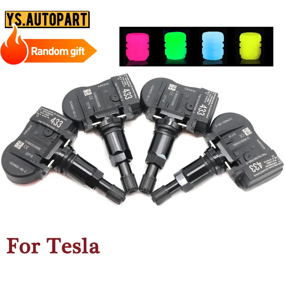 

TPMS 1034602-00-C Система контроля датчика давления в шинах для Tesla Model S 3 X 2014-2023 433 МГц 103460200C 1034602 00 C