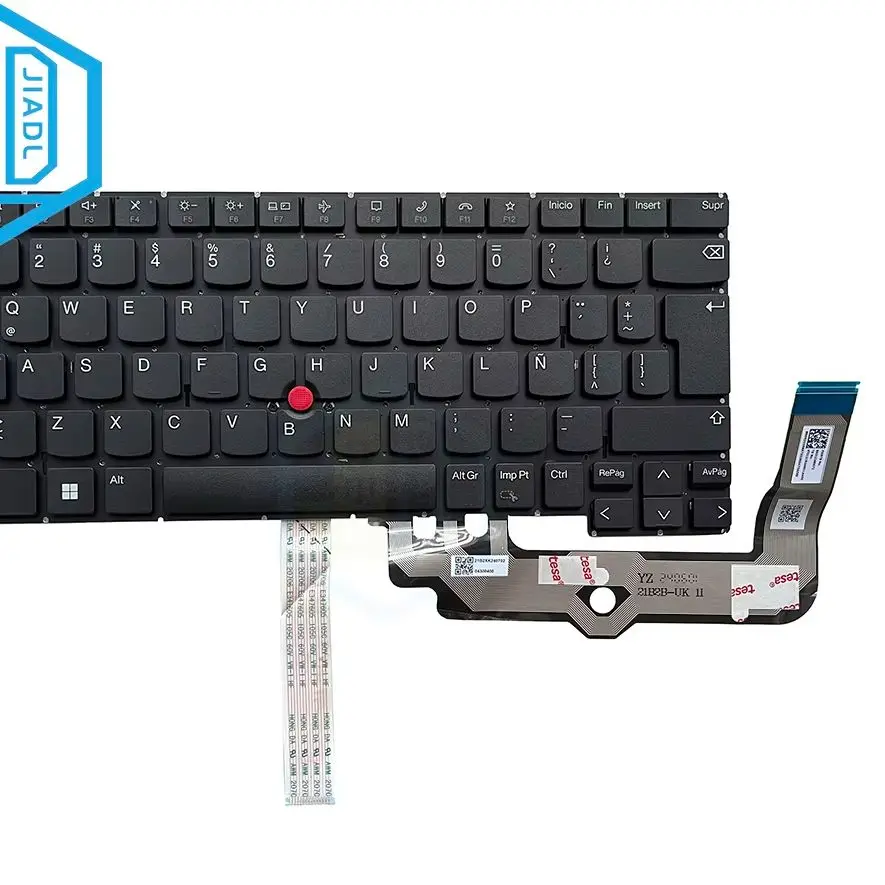 LA Latin Keyboard For Lenovo Thinkpad T14s Gen 3 E14 R14 Gen5 T14p Gen1 E14 GEN 5 With Point No Backlight Keyboard Replacement