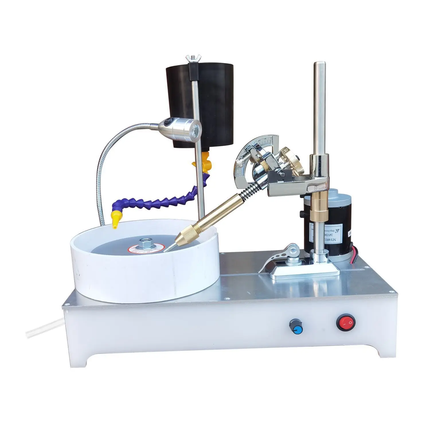 

New Faceted Angle Grinder Polishing Machine Tools Jewelry Stone Forming Machine with Core Motor Component