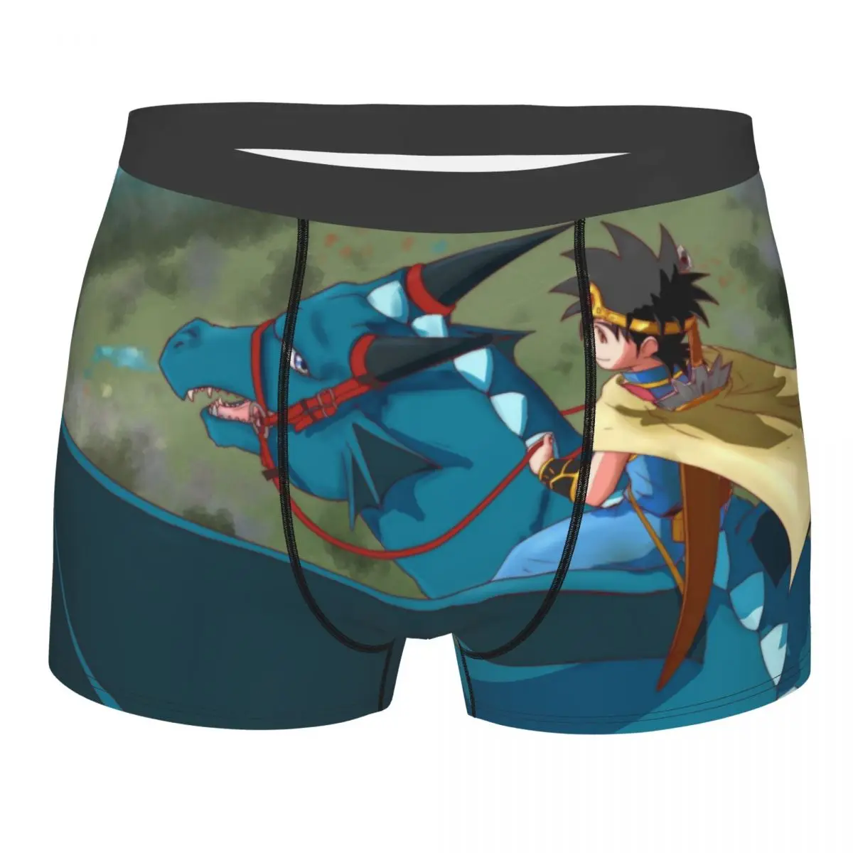 Dragon Quest Fly Dragon Underpants Homme Panties Men's Underwear Comfortable Shorts Boxer Briefs