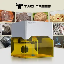 Twotrees TS1 Mini Laser Engraver 3W Portable Laser Bluetooth CNC Machine DIY Painted Dog Tag Paper Leather Wooden Plastic Logo