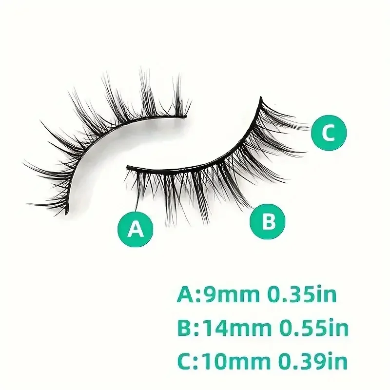 7 pairs of luxurious cartoon dolls with multi-layered fluffy and dramatic false eyelashes, naturally crossing and curling