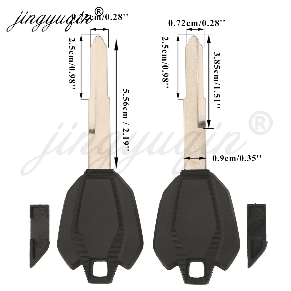 For Suzuki GSX GSXR600 GSXR750 GSXR1000 GSX1300R 600 750 1000 1300 Hayabusa Bandit Motorcycle Transponder Uncut Key Shell Blank