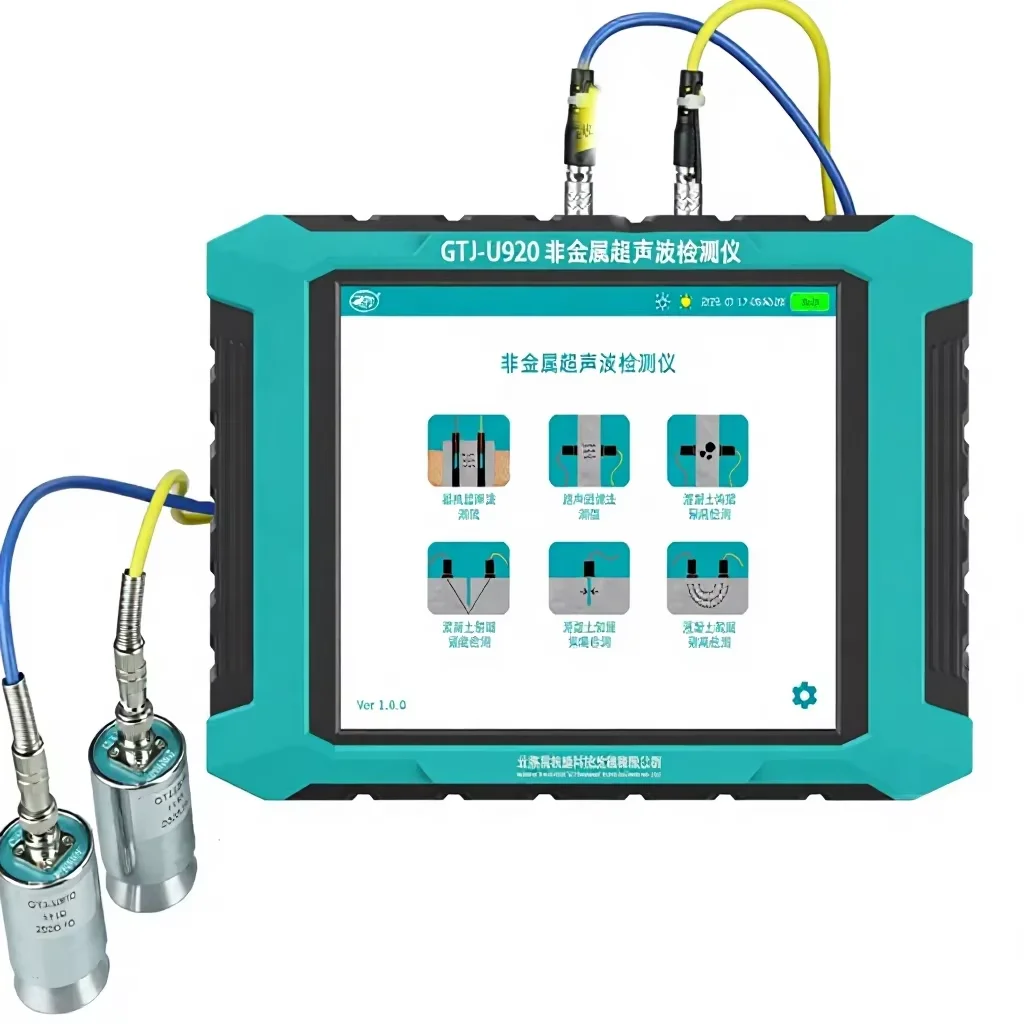 Multi-Channel Non-Metallic Ultrasonic Detector of Concrete Tester Pile Integrity Crack & Strength Pulse Velocity