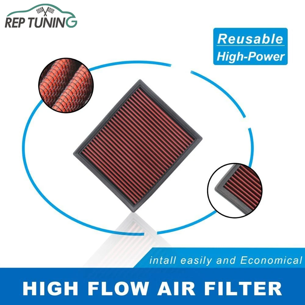 Replacement Air Filter for Volkswagen Passat Skoda Superb Audi A4 A6 RS4 S4 S6 Allroad Washable Reusable Cold Air Intake Filters