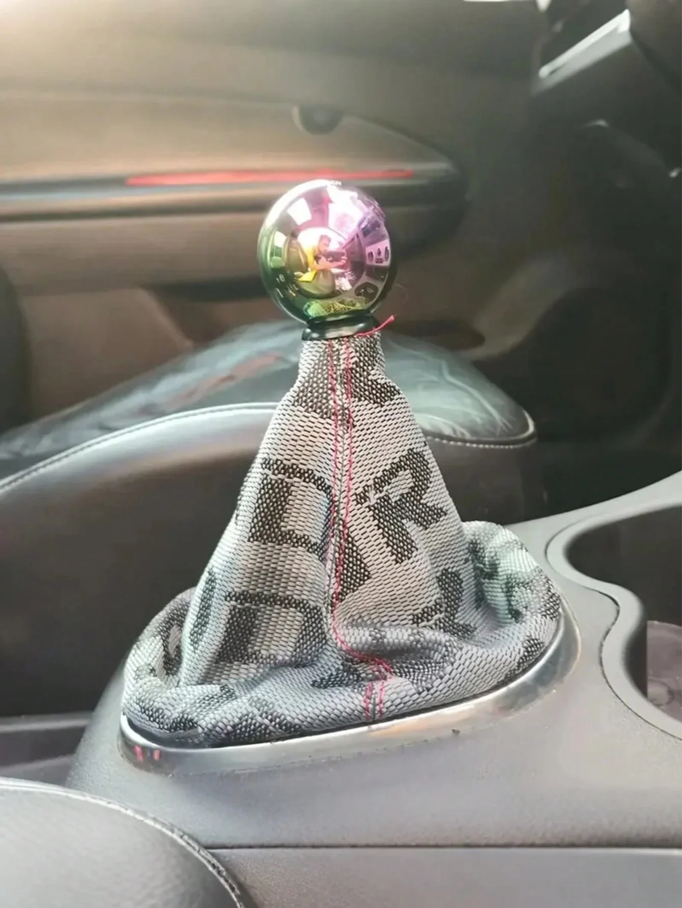 غطاء غبار ناقل الحركة من القماش منقوش من BRIDE، حذاء ناقل الحركة على طراز السباق، هيكل قماشي متين، للناقل اليدوي Ca