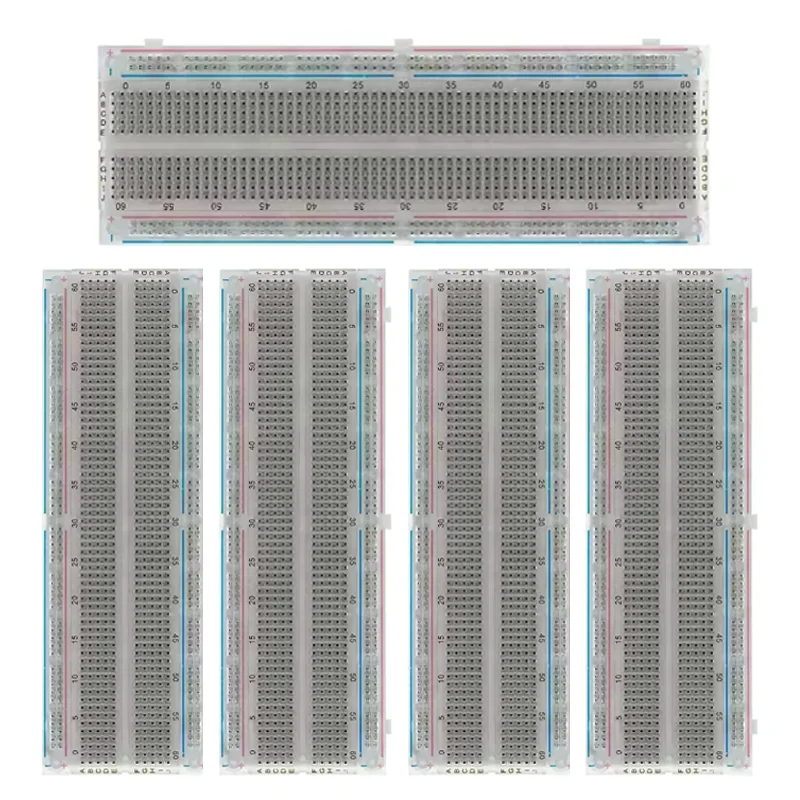5PCS 400/830 Points Breadboard 830 Points Breadboard MB-102 Solderless PCB Test Board 400 Hole Breadboard MB102 Test Develop DIY image 6