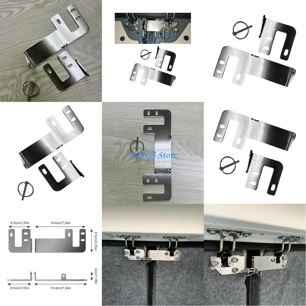 

37JE Easy Installation No Drill Stainless Steel Rear Door Security Lock Systems for Motorhomes and Campers High Roof Vehicles