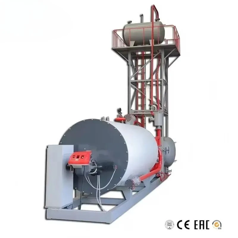 Gas and diesel heating heat transfer oil heater Horizontal organic heat medium boiler for asphalt storage tank heating