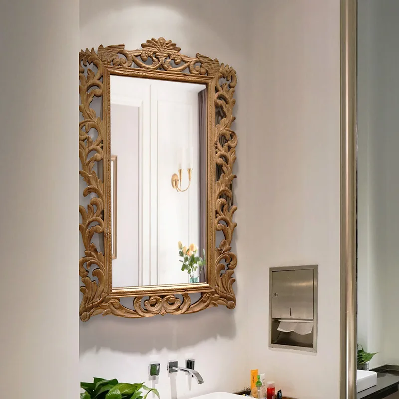 Wall-mounted Home Porch Fitting Mirror Stickers Wall-mounted Net Celebrity Photo Hanging Mirror Full-body Floor Mirror