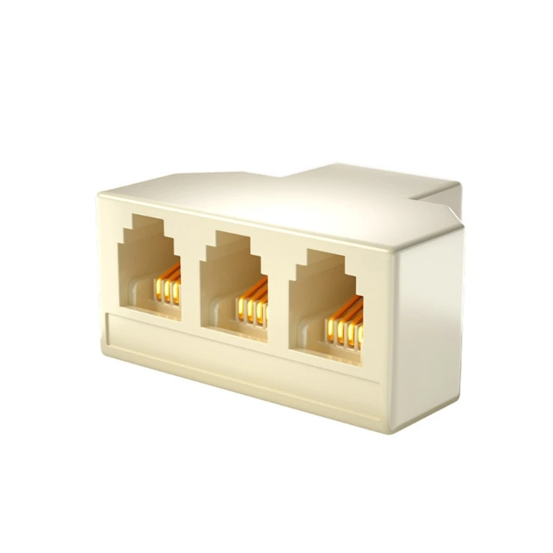 3-Wege-Telefonleitungs-Splitter-Adapter, Telefon-Splitter für effiziente Kommunikation