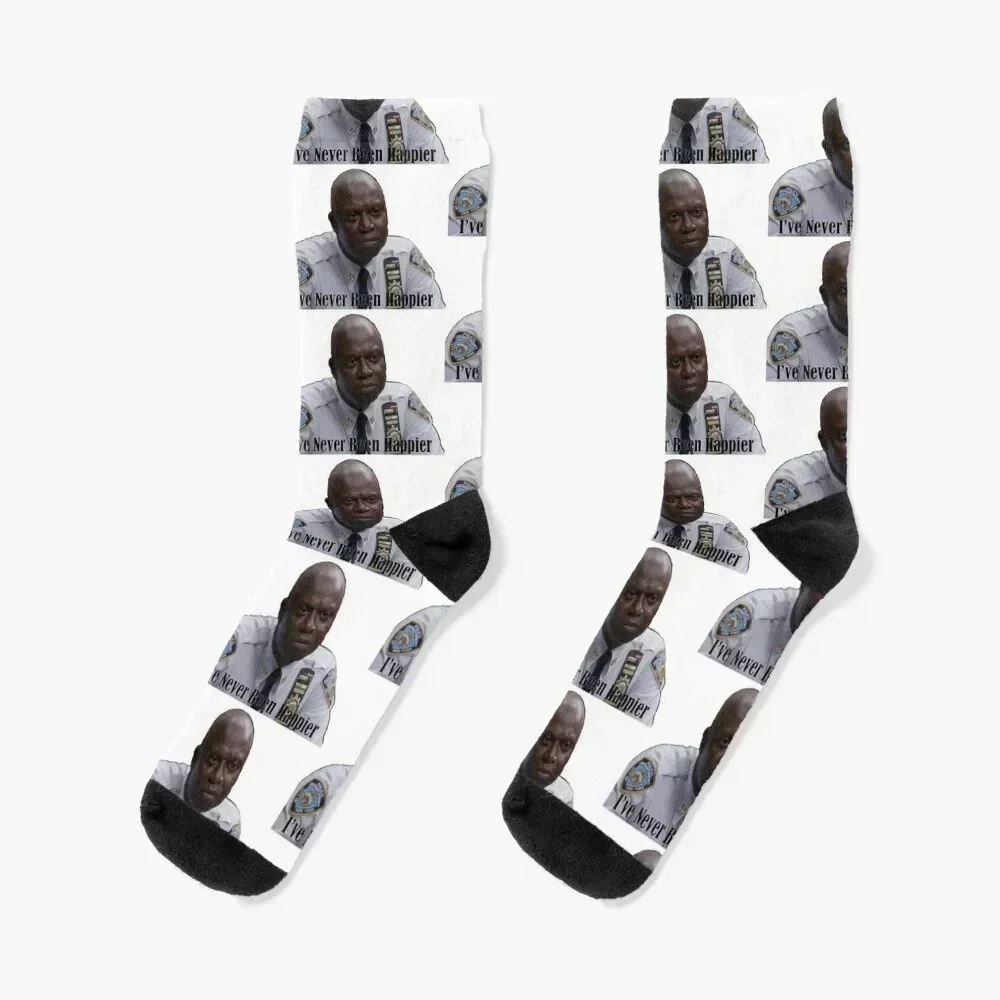 

Captain Holt // Happier Socks Toe sports tennis luxury New year's Woman Socks Men's