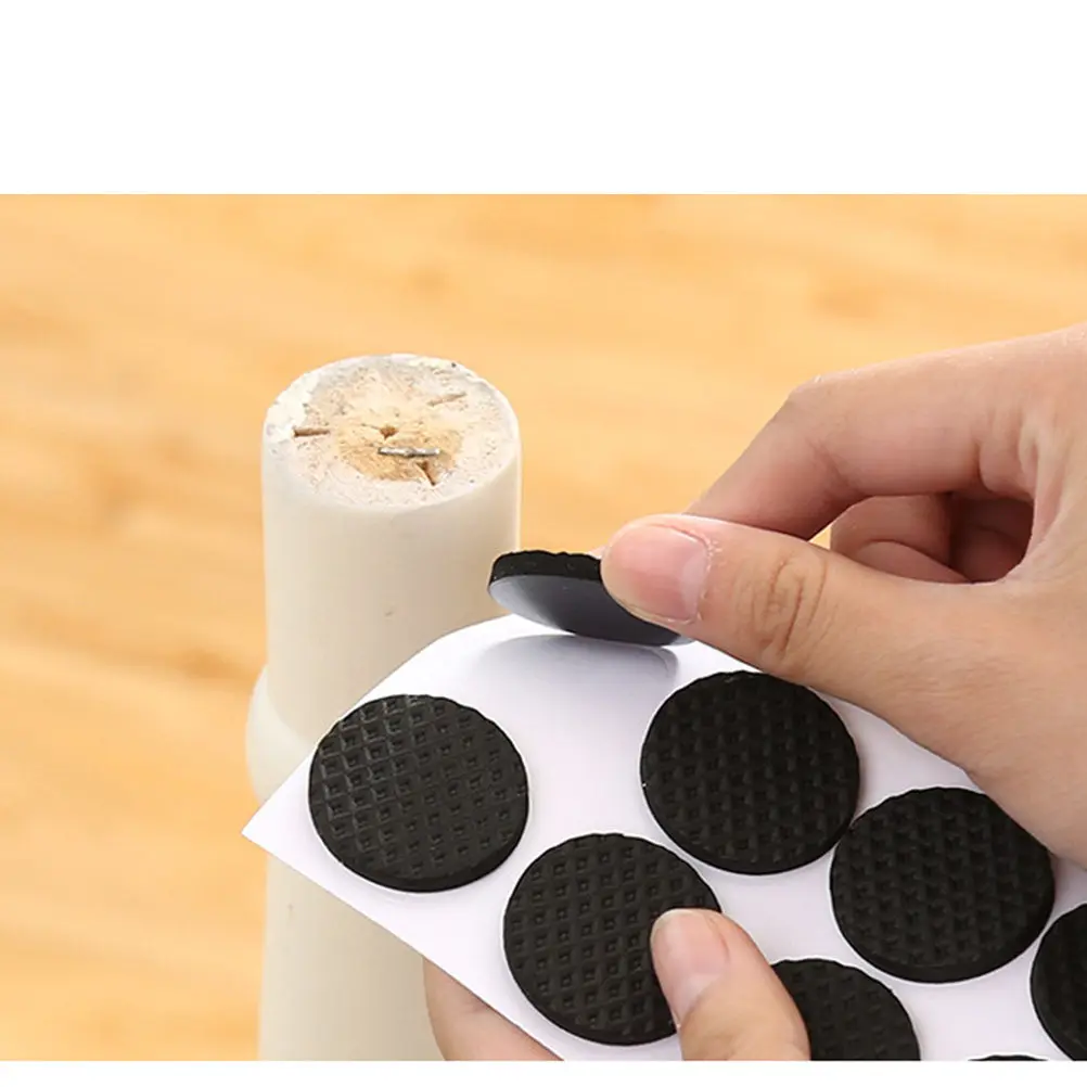 36 Pcs  2.5cm Table Mat Non-Slip  Pads Rubber Couch Feet Furniture Pads Leg Floor Protectors Table Chair Foot Anti Slip