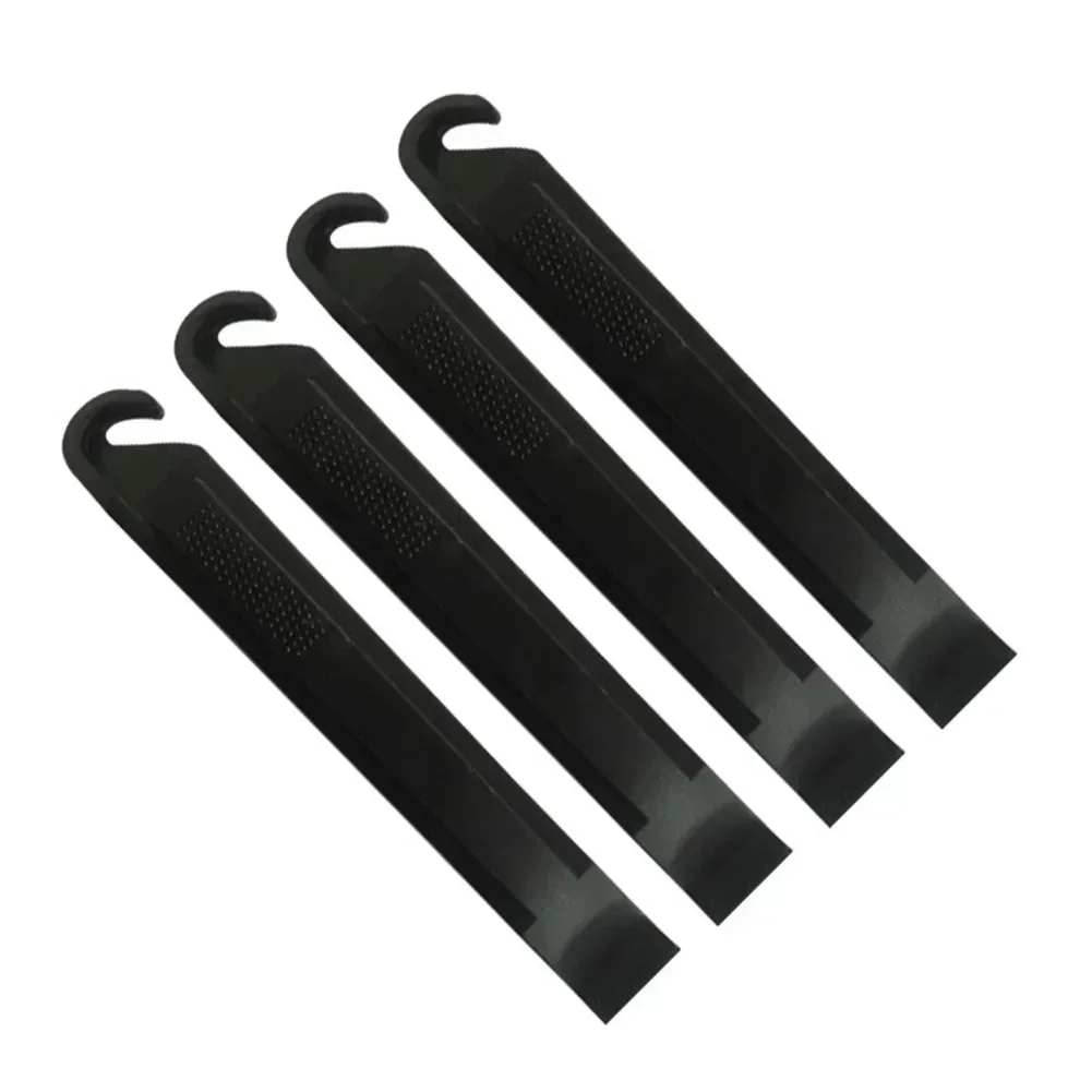 Tire Tube Change Removal Levers Tool Set Black Essential Cycling Tyre Change Kit Set Of 2 Hard Plastic Tyre Levers