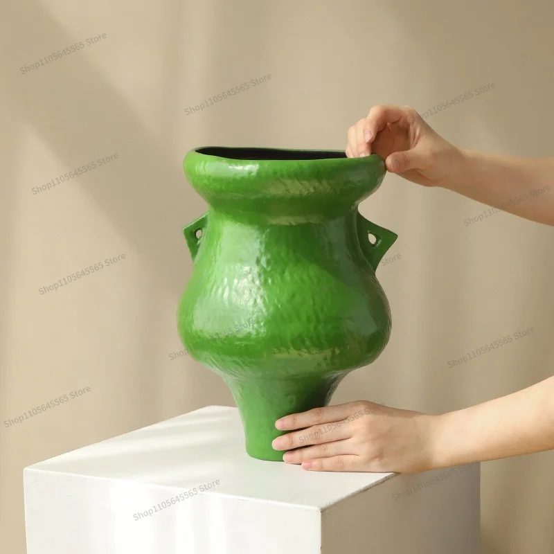 For Ceramic Vase Ornament Living Room Decorative Flower Arrangement Container