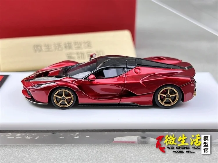 Newly Stocks DMH 1:64 Resin Model Car La Fe Ra Ri Dragon Metallic Red In 2024 Limited Edition