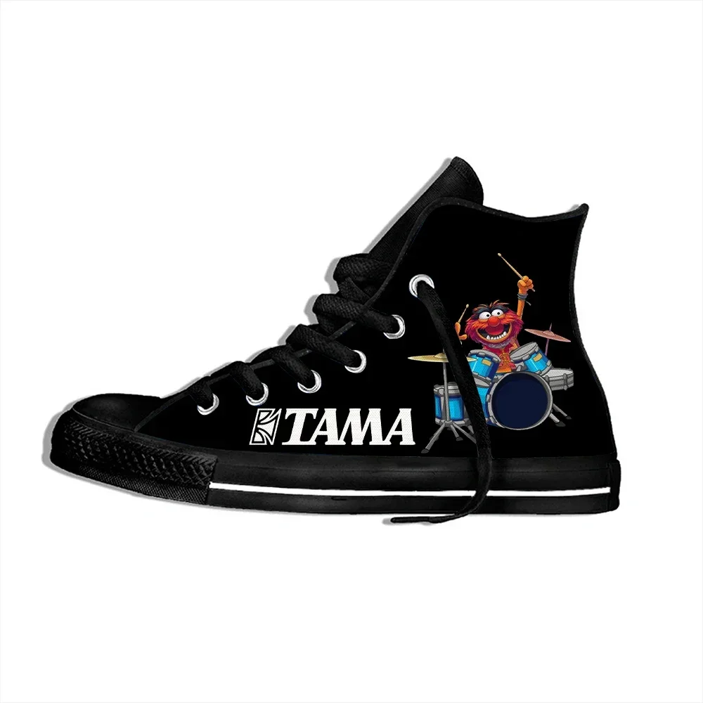 Hot Animal Drummer Show Muppet Drum Neuheit Design Mode leichte High-Top-Stoff Schuhe Männer Frauen lässig atmungsaktive Turnschuhe