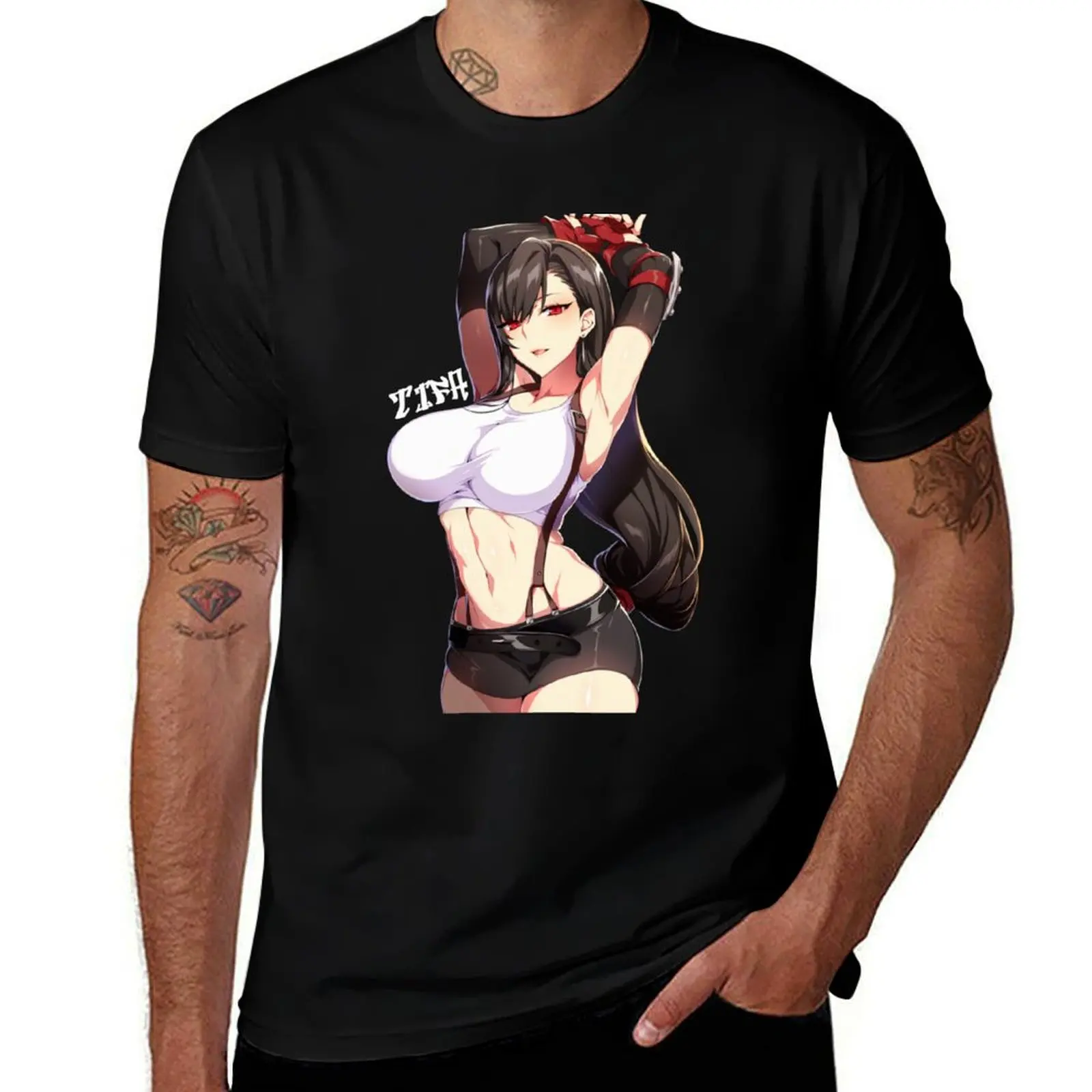 

Tifa Lockhart Sexy FF7 Remake T-Shirt printed t shirts for man man t shirt luxury man t shirts for men T-Shirt
