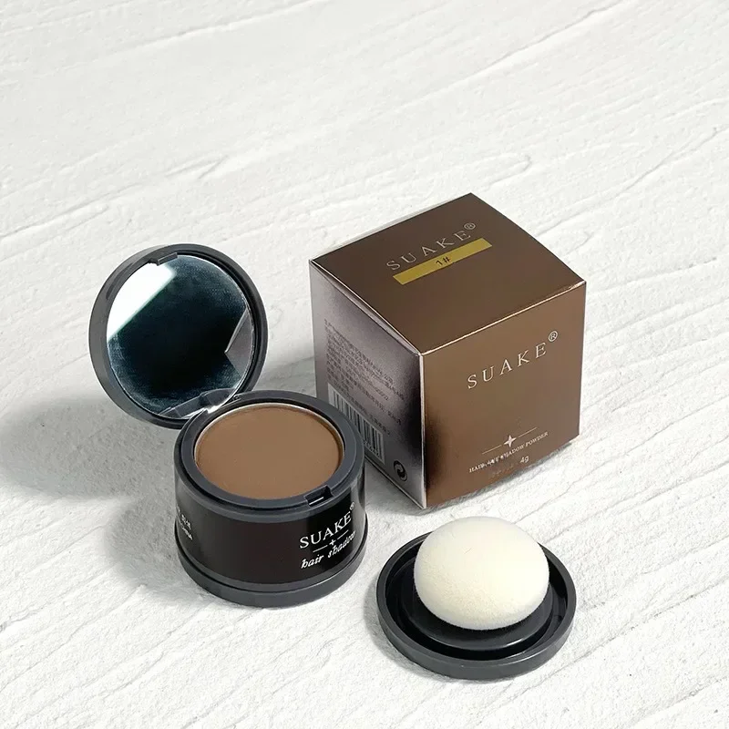 QIWU Hurtowy Puder do Konturowania i Wypełniania Linii Włosów oraz Cieniowania, Naprawczy do Czoła - Narzędzie do Makijażu Wymieniającego Linii Włosów