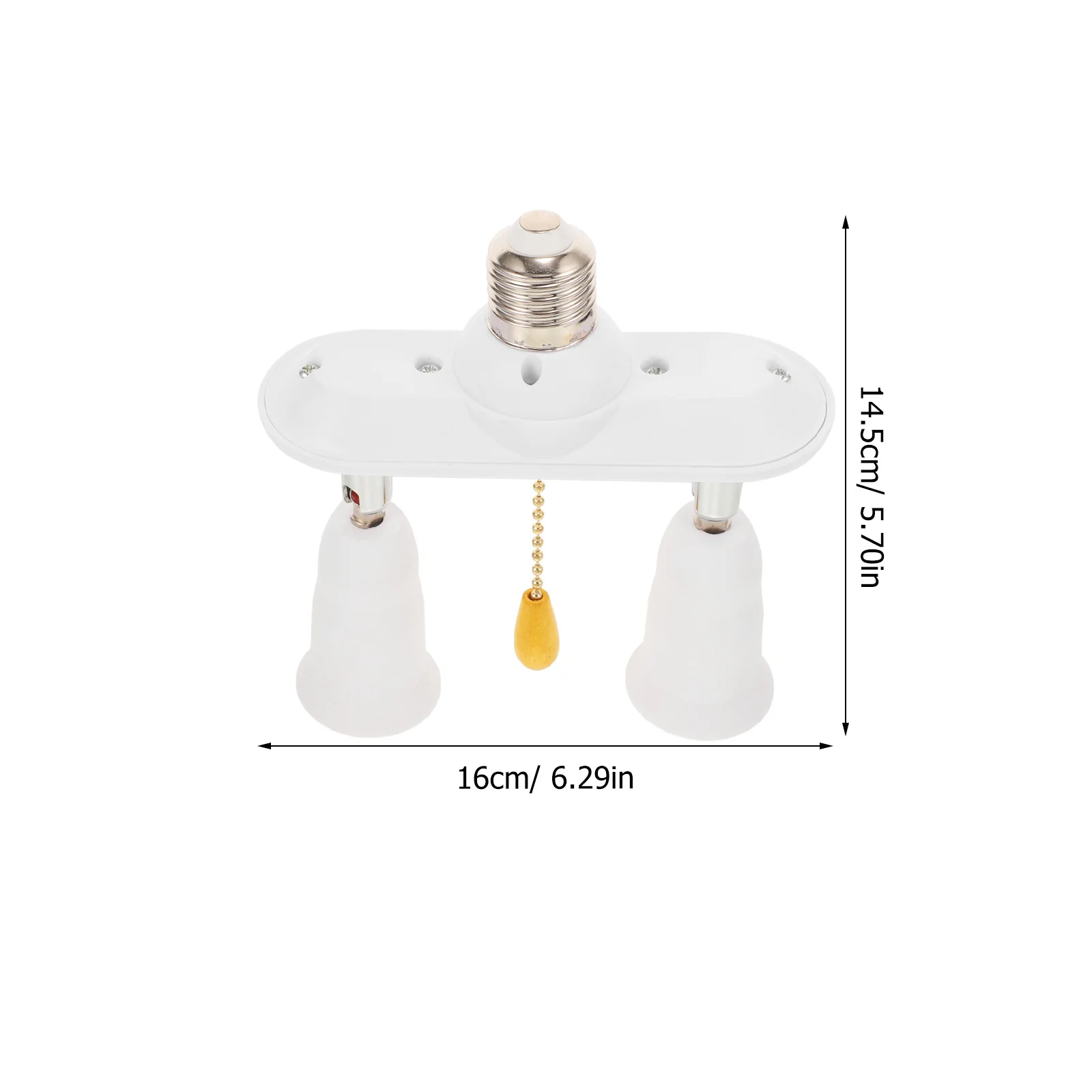 E27 To 2E27/E26 Lamp Socket Adapter Splitter Light Bulb Holder Base Converter Socket Extender For Led Bulbs Illumination