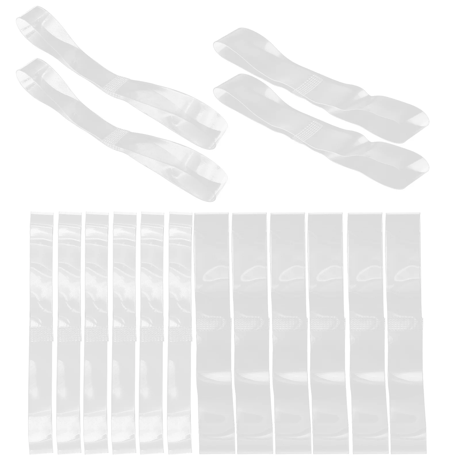 8 أزواج من أشرطة الكعب المرنة الشفافة المتينة تثبيت أربطة الأحذية عالية الكعب المضادة للانزلاق استبدال الملحقات حزام الحذاء #4