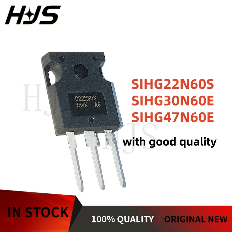 5Pieces 100% New and Original SIHG22N60S G22N60S G22N60S SIHG30N60E G30N60E SIHG47N60E G47N60E in stock TO-247