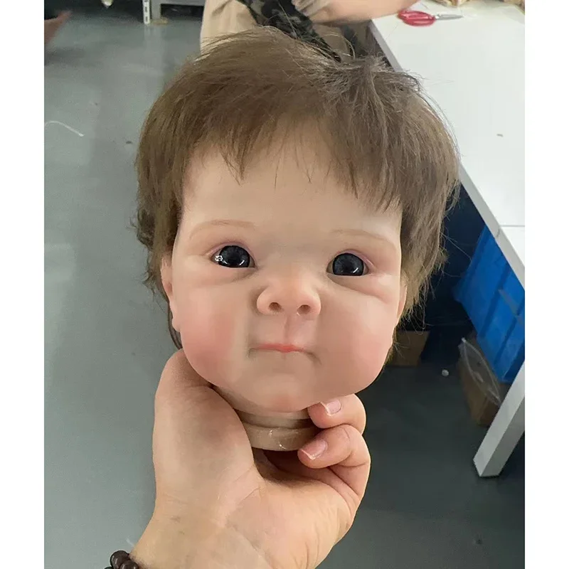 Npk 18inche 3d gemalte Haut bebe süßes Gesicht Bettie mit verwurzelten Haar puppen teilen Unmontage DIY wieder geborene Puppe Kit Geschenk für Kinder