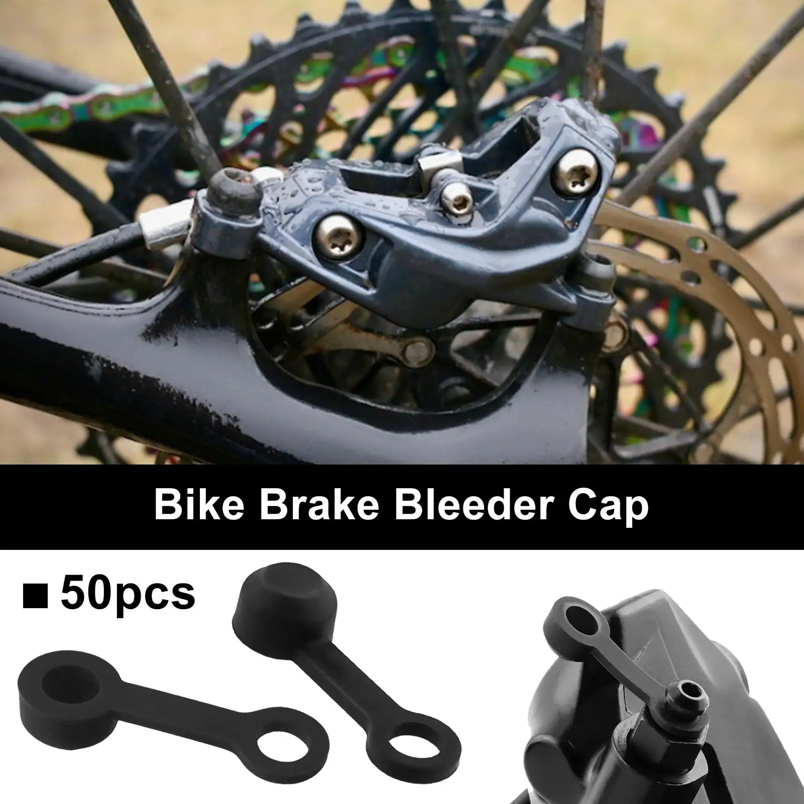 

Комплект из 50 резиновых заглушек для прокачки тормозов, защита от пыли для ремонта и обслуживания велосипедов, включая горные.