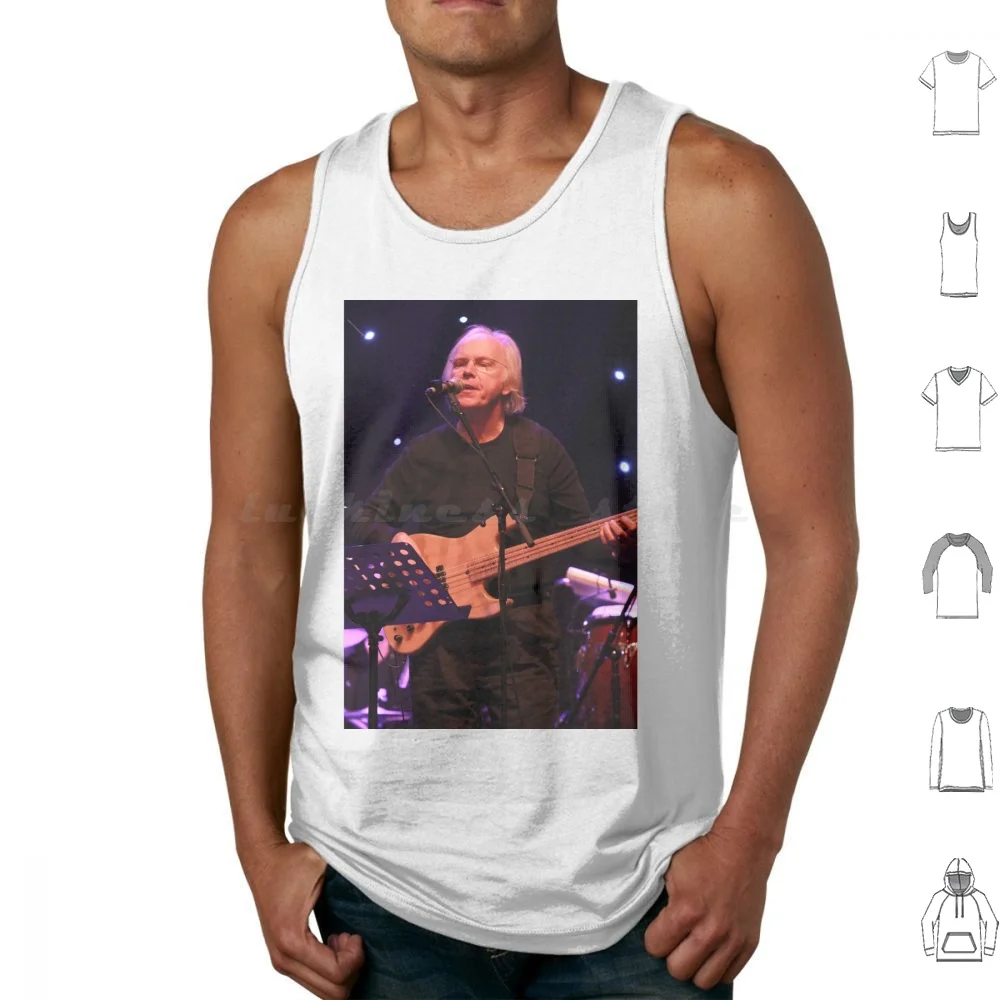 Christopher Cross Band-Photograph Tank Tops Vest Sleeveless Arthur Christopher Cross Hat Sailing Musician Soft Concert