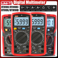 UNI T Digital Multimeter UT890C UT890D+ 6000 Counts Manual Frequency Temperature Voltage Ammeter AC DC DMM Capacitor Tester NCV