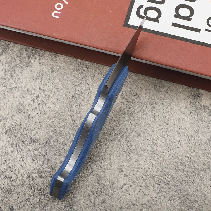 Kesiwo Hals PSK Mes, Art Kleine 14C28N Micarta Creatieve Vaste Draagbare Survival Camping Mes EDC Tool Met Kydex Dropshipping