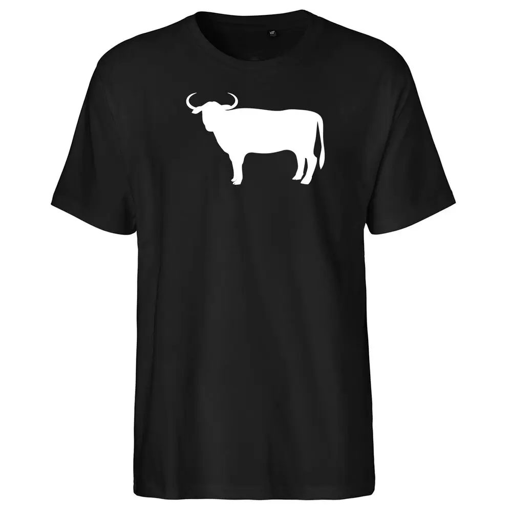 Taurus Bull Silhouette Gift Idea Souvenir Birthday   Tees Cotton Luxury brand vintage oversized