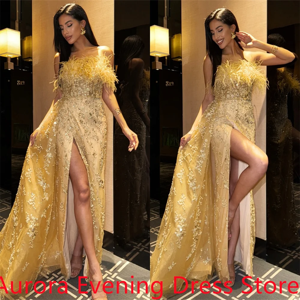 فستان كوكتيل رائع من التول النقي مخصص فاخر برقبة قارب شرابة مطرز بشق أمامي وسحاب خلفي مخصص رداء السهرة