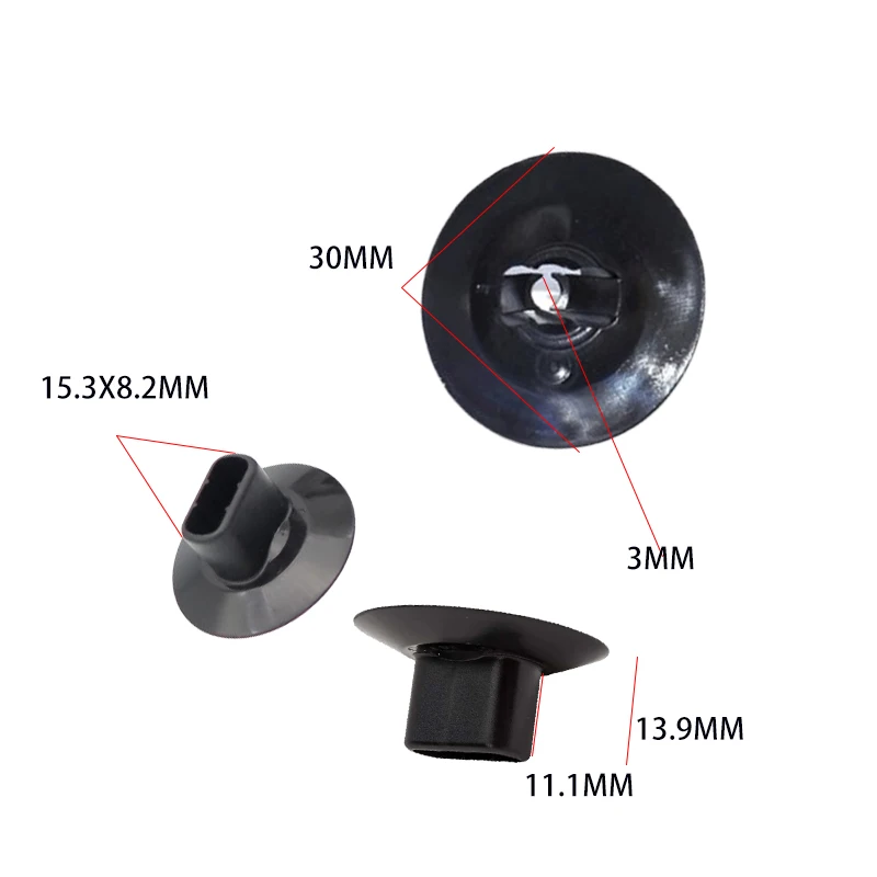 10pcs Car Wheel Eyebrow Retainers Arch Fixing Clips OEM 7703081056 for Renault Car Wheel Cover Buckle Fastener Clip Accessories