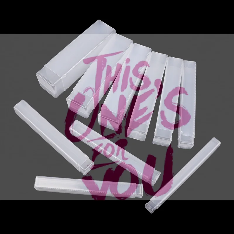 5Pcs Plastic Drill Bit Packaging Box Milling Cutter Box Square Packaging Box Storage Boxes Telescopic Box For Milling Cutters