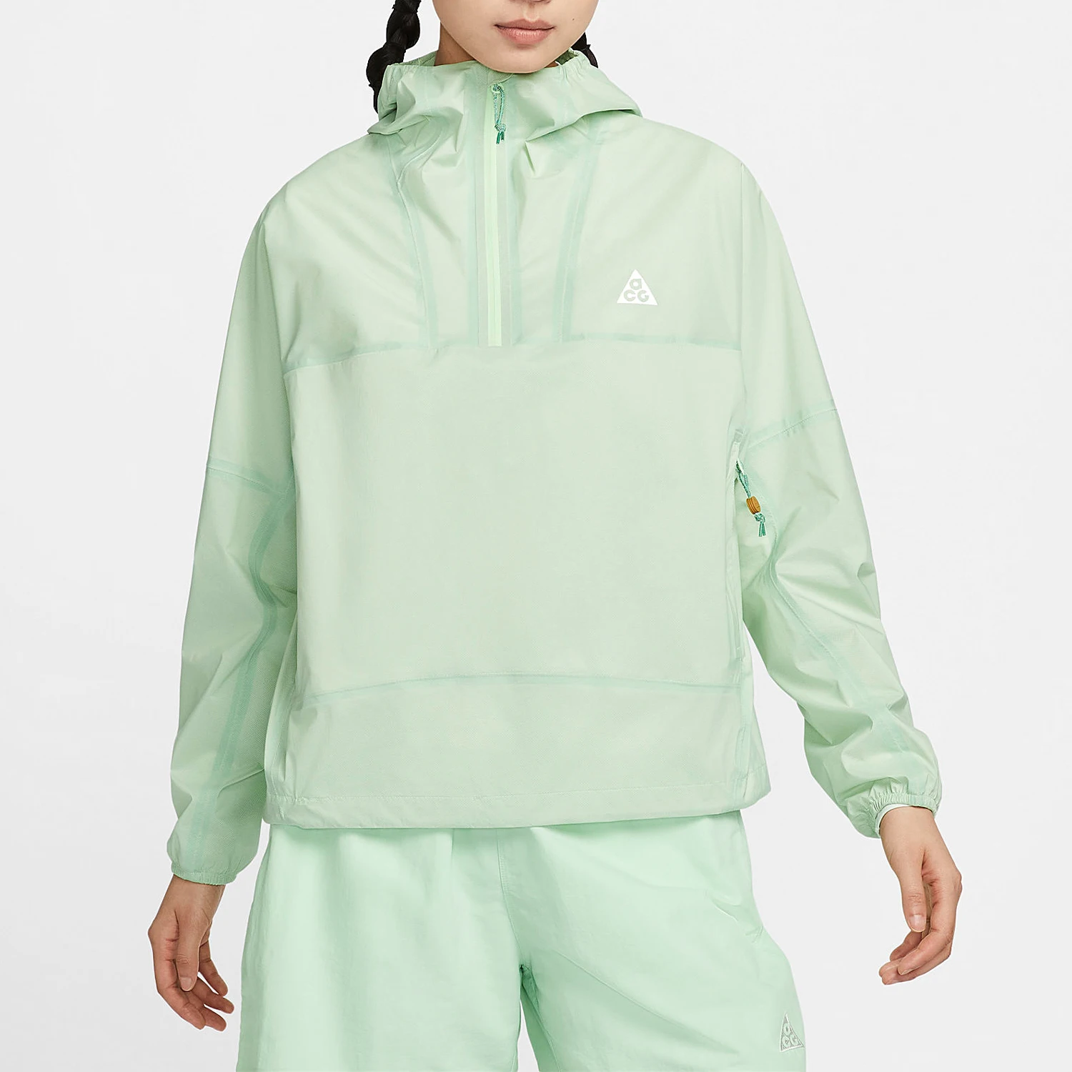 

Nike genuine 2024 Women's Lightweight Zip Hooded Jacket FN1966-376