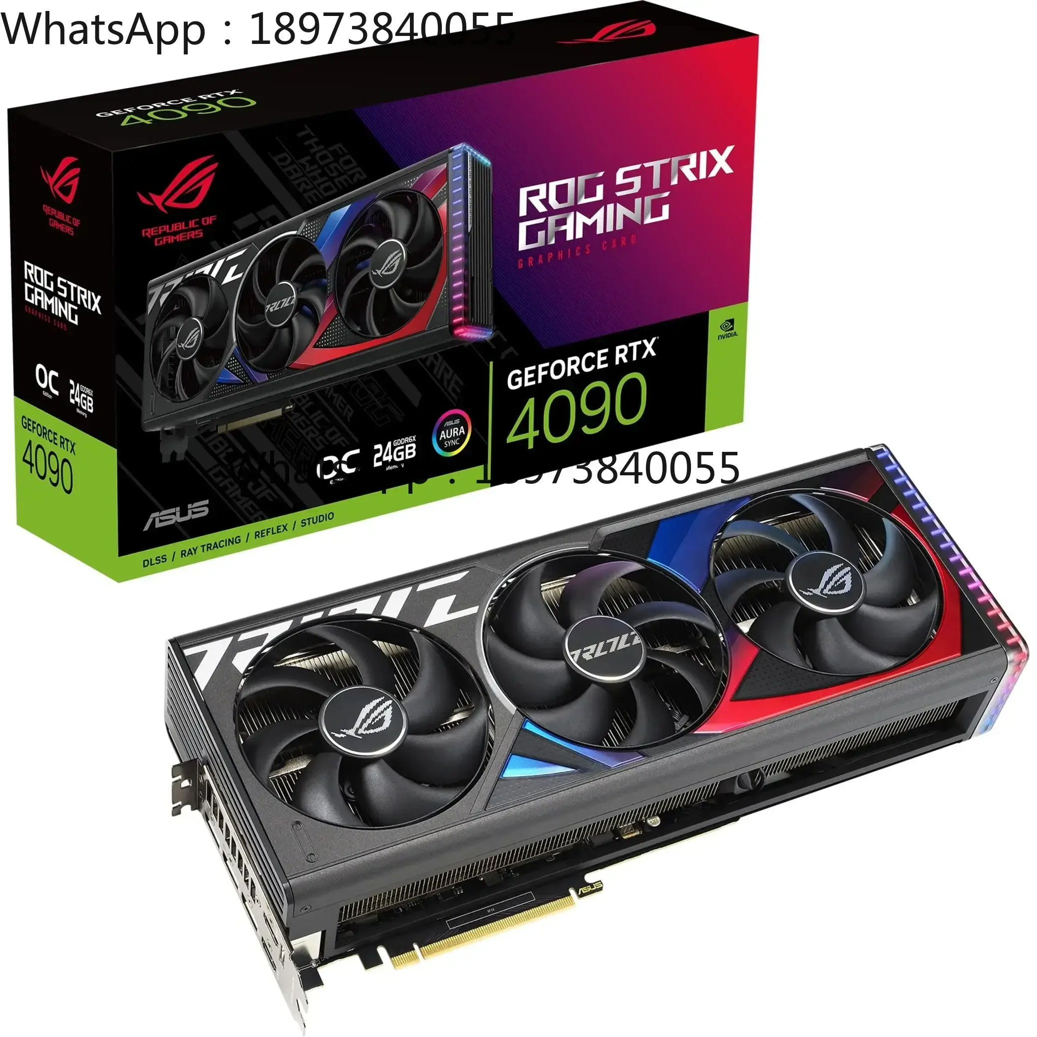 새로운 오리지널 정품 Rog_Strix_GeForce_RTX - 4090 OC 24GB 그래픽 카드