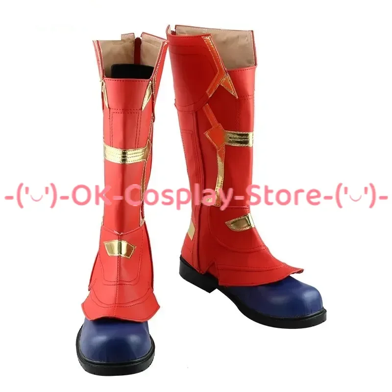 

Carol Cosplay Shoes PU Leather Shoes Halloween Carnival Boots Captain Cosplay Prop Custom Made