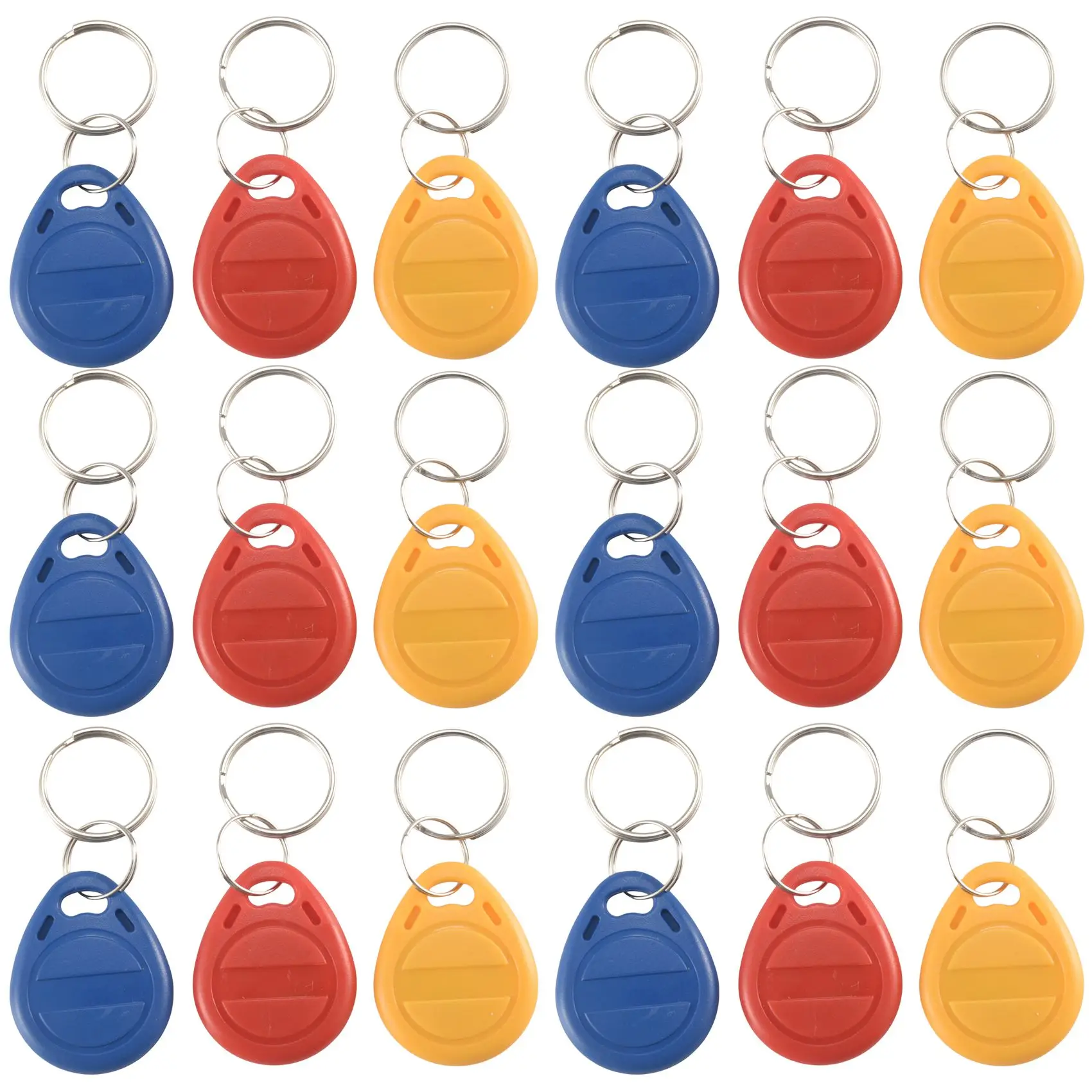 ABGN 50 шт. T5577 пустой брелок для ключей RFID чип кольцо карты бирки брелок 125 кГц копия перезаписываемый перезаписываемый дубликат