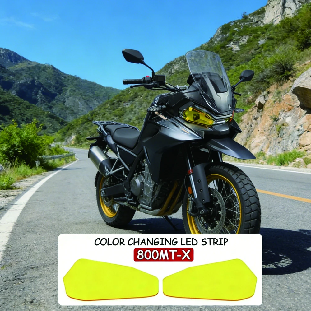 

800MTX For CFMOTO 800MTX 800mtx 800MT X 2024-2025 TRANSPARENT PAIR OF SPOTLIGHT PROTECTION LENSES Fog lamp protection cover