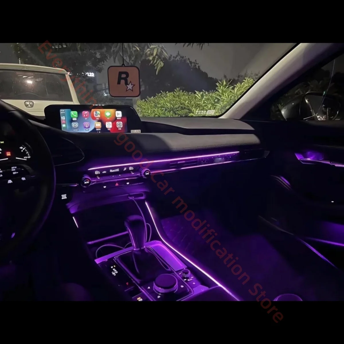 Ambient Light Fit for Mazda3 Axela 2020-2024 Dynamic Automotive Interior Lighting Starry sky panel car modification APP control