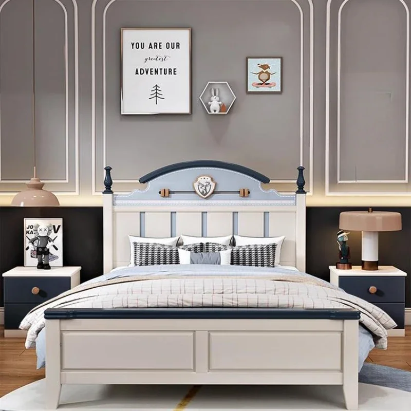 

Design Wood Modern Bed Luxury Loft Boys Space Saving Children Beds Baby Girls Lit De Chambre A Coucher Bedroom Furniture