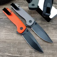 Folding Pocket Knife 440C Blade Multicolor Nylon Fiberglass Handle EDC Outdoor Flipper Knife Camping Tactical Hunting Multitool