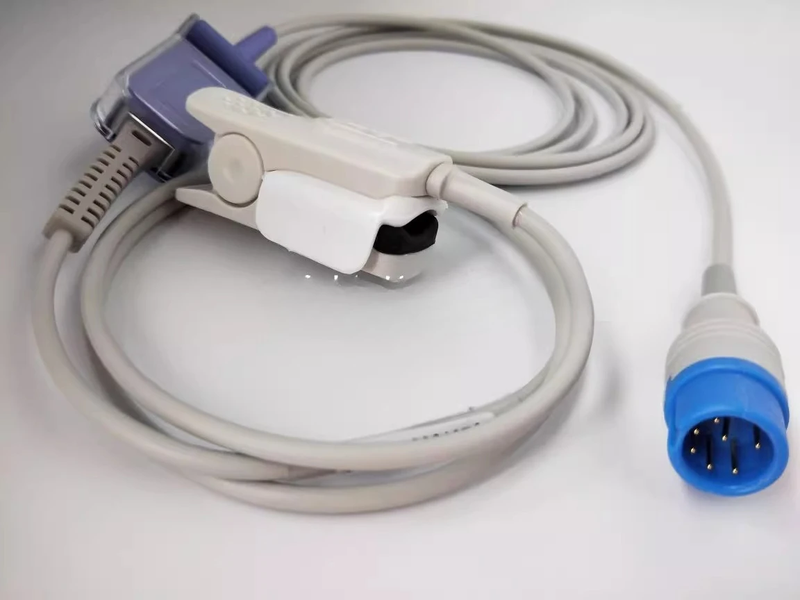 

Compatible with For Mindrays IPM9800 T5 T6 T8 UMEC8 IPM10 ECG Monitors Split Bloods Oxygen Probe