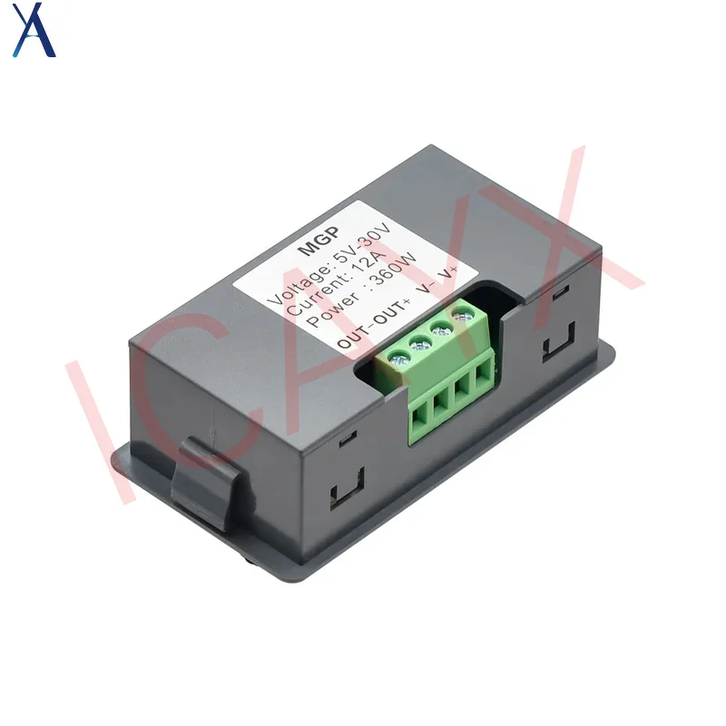 ZK-MGP regulator prędkości obrotowej silnika PWM DC 1KHz-99KHz regulowana częstotliwość regulator regulatora LED Dimming DC 5-30V 12A Dual MOS Driver