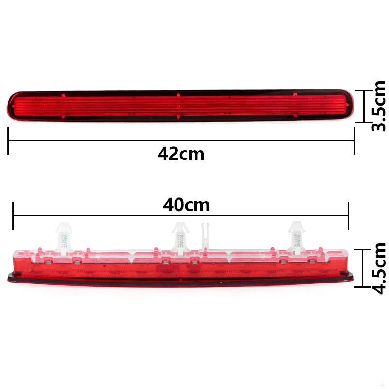 Dla Skoda Yeti LED trzecie światło hamowania wysoki hamulec światło tylne akcesoria samochodowe 5 ld945097