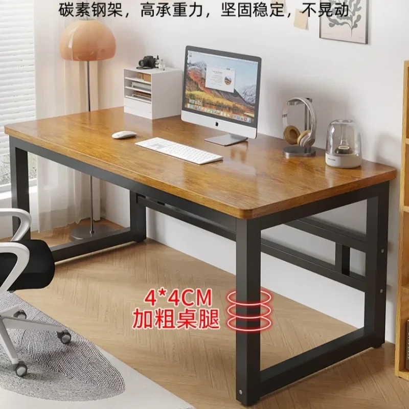 47 Inches Oak Colour Office Desks In Stock New Chinese Minimalist Vintage Computer Desk Unusual Unique Escritorio Home Furniture