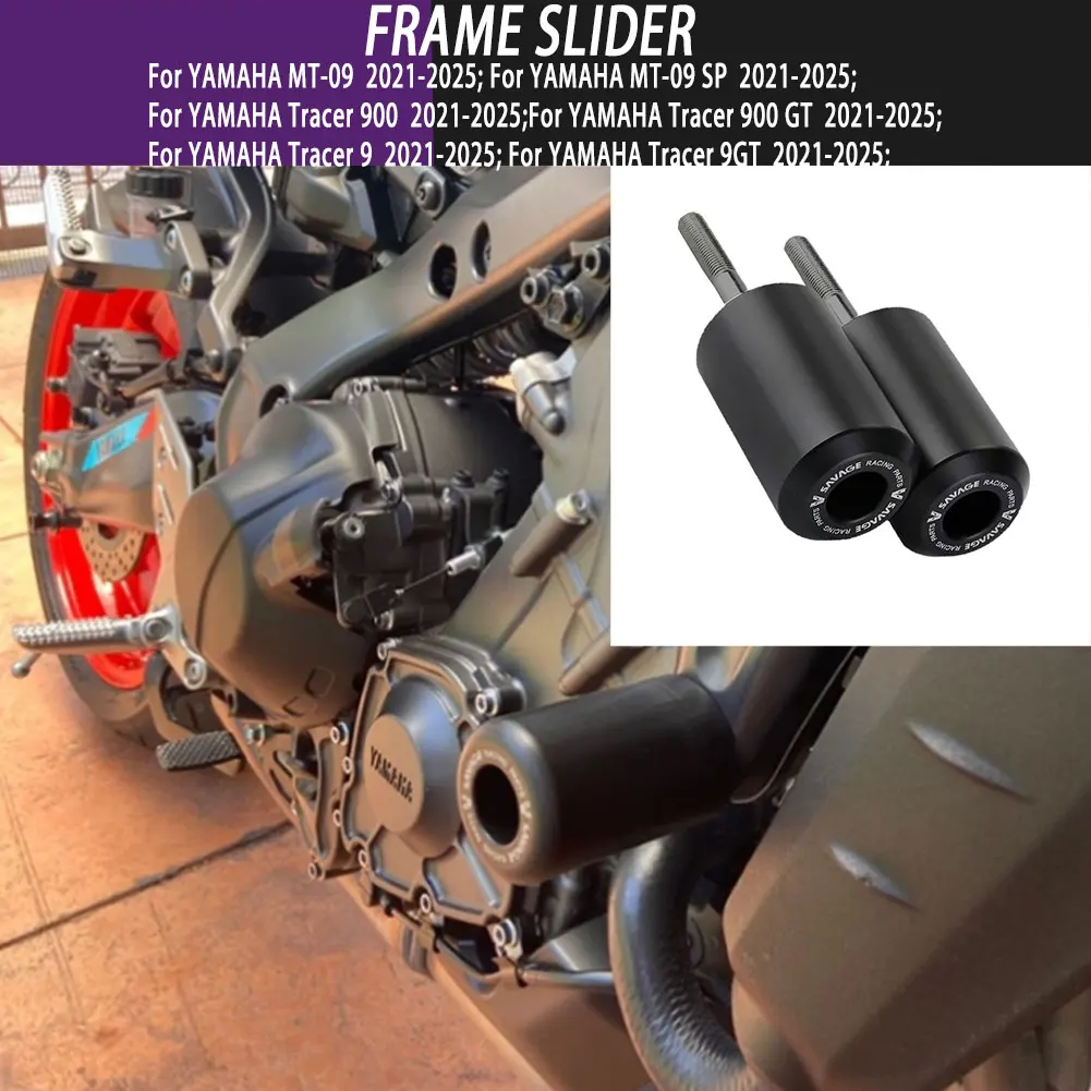 

Motorcycle Engine Falling Protection Crash Pad Engine Frame Slider Crash Protector For YAMAHA MT-09/SP TRACER 900/GT Tracer 9/GT