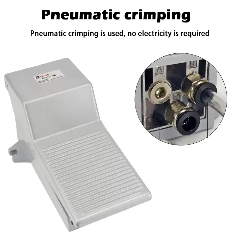 6-16mm² Pneumatic Tube Terminal Crimping Machine Insulated Terminal Cold Crimping Clamp Quadrilateral Crimping Machine